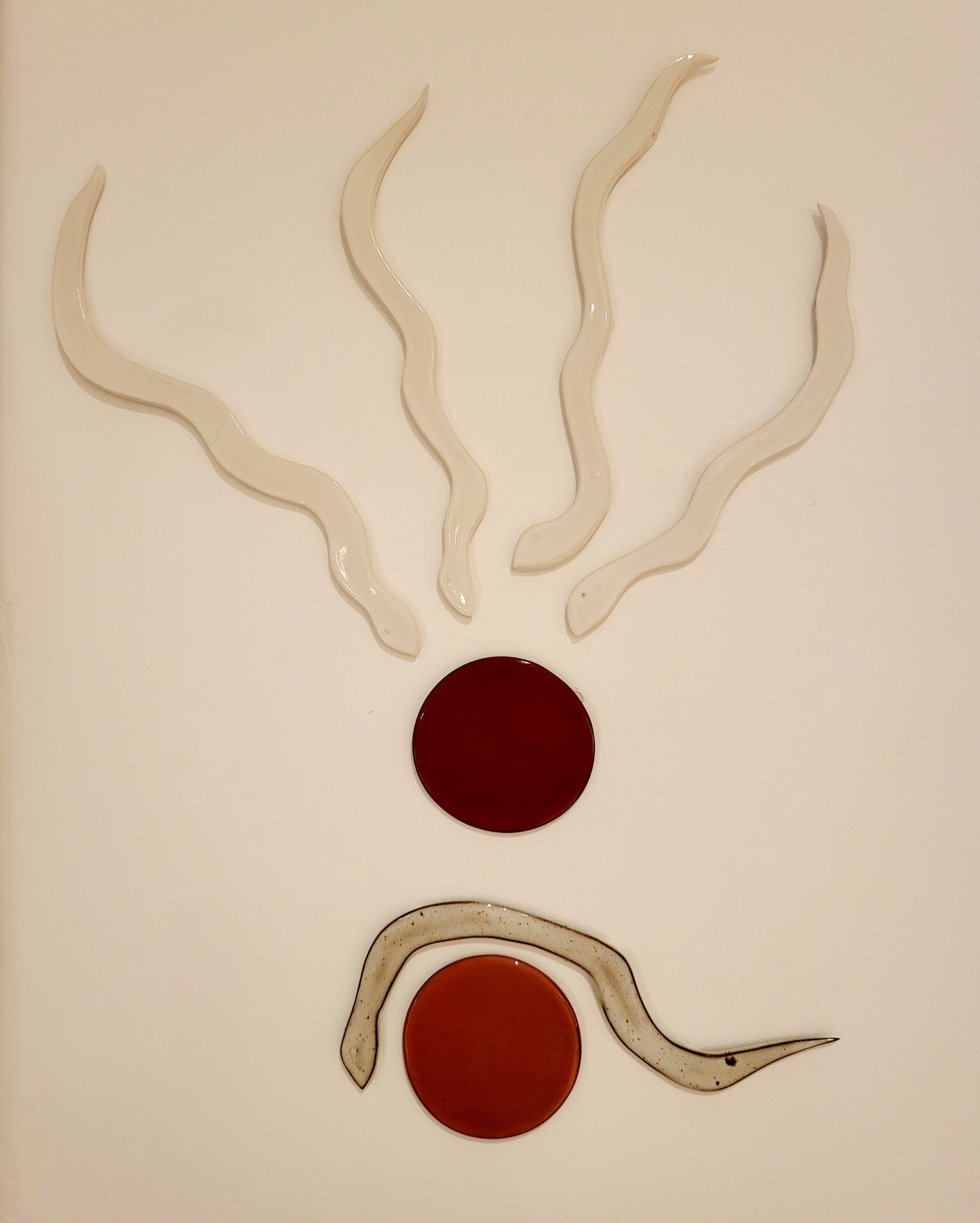 Rond rouge framboise