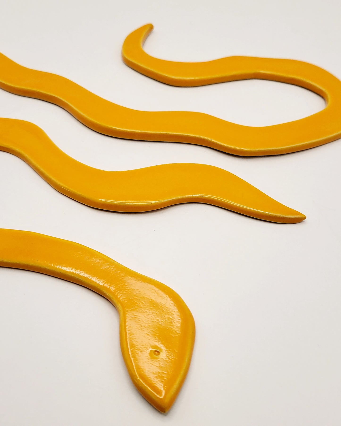 Ensemble de 2 serpents jaune