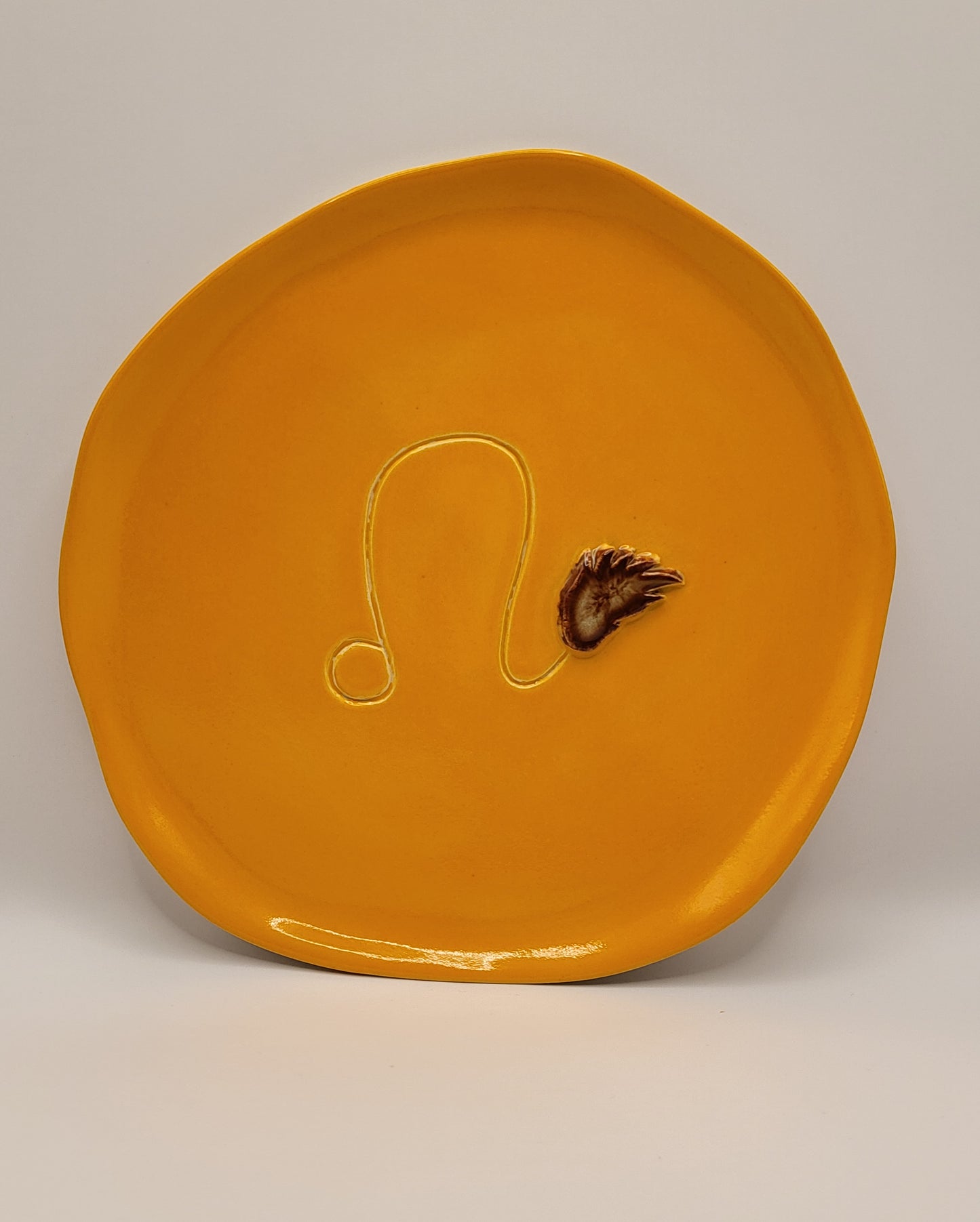 Assiette astro signe lion